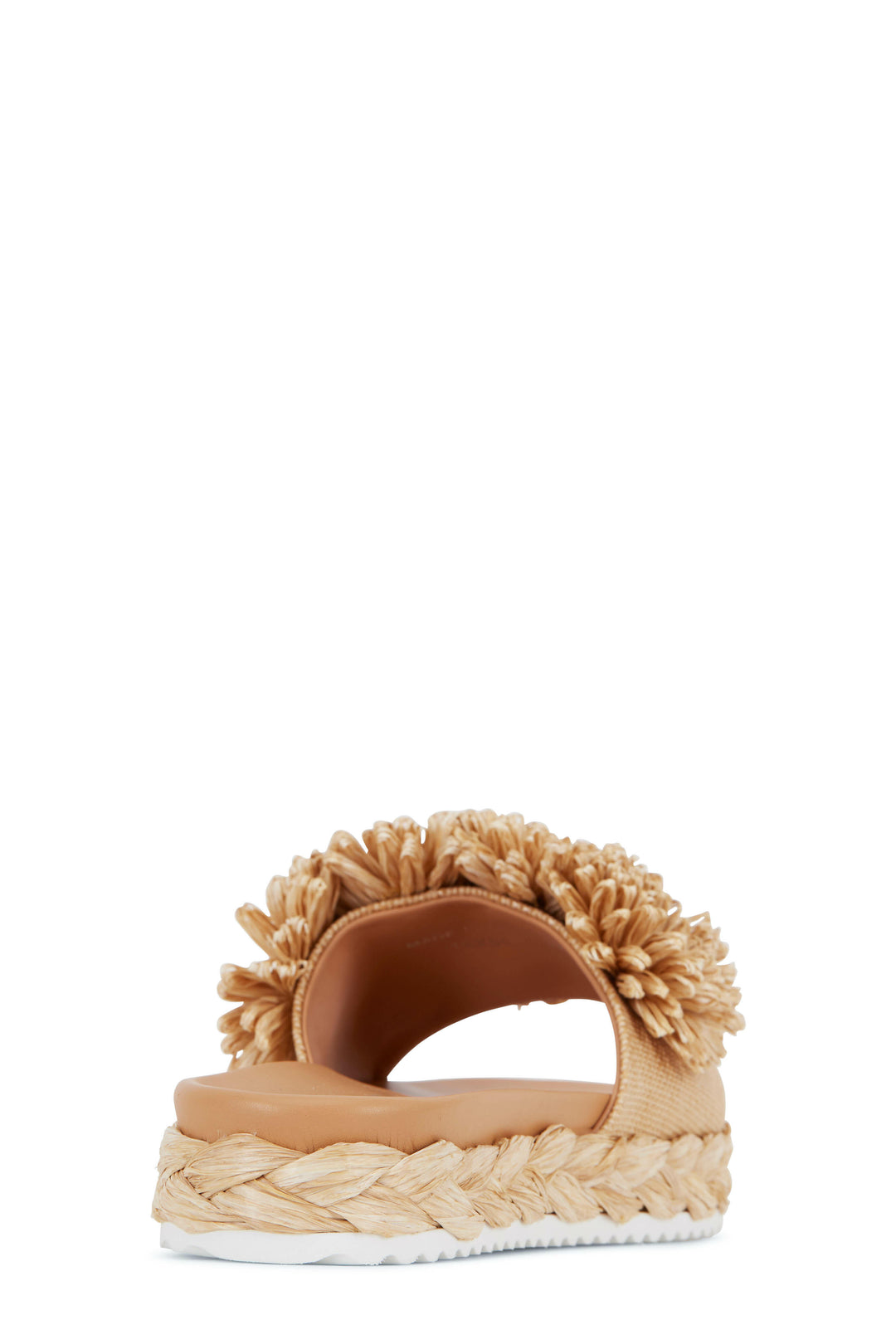 PRADA RAFFIA FLORAL PUFF ESPADRILLE MULES