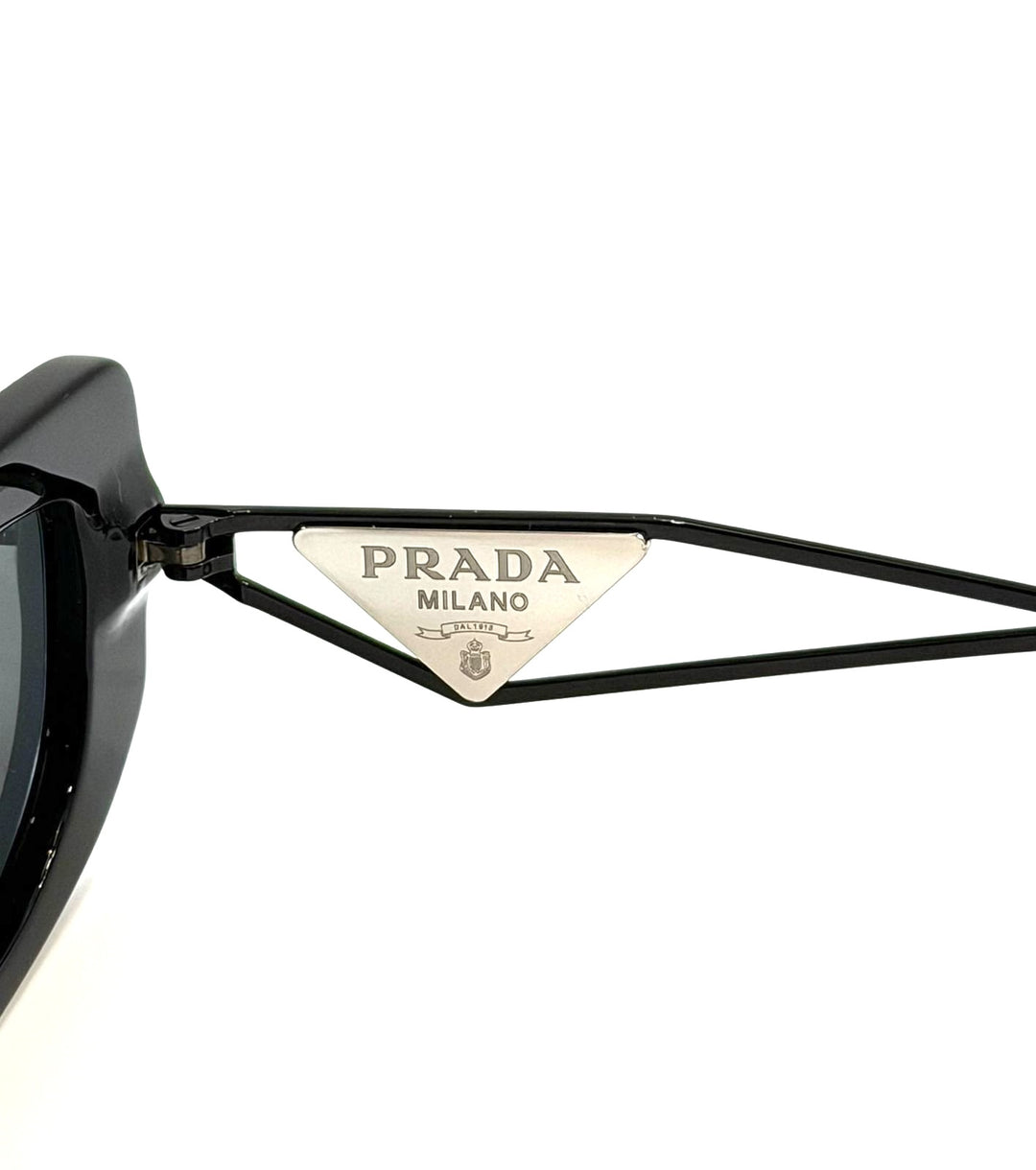 PRADA PR14YS RECTANGLE TRIANGLE LOGO SUNGLASSES