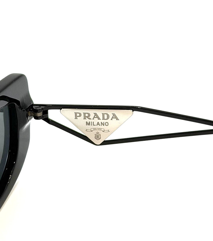 PRADA PR14YS RECTANGLE TRIANGLE LOGO SUNGLASSES