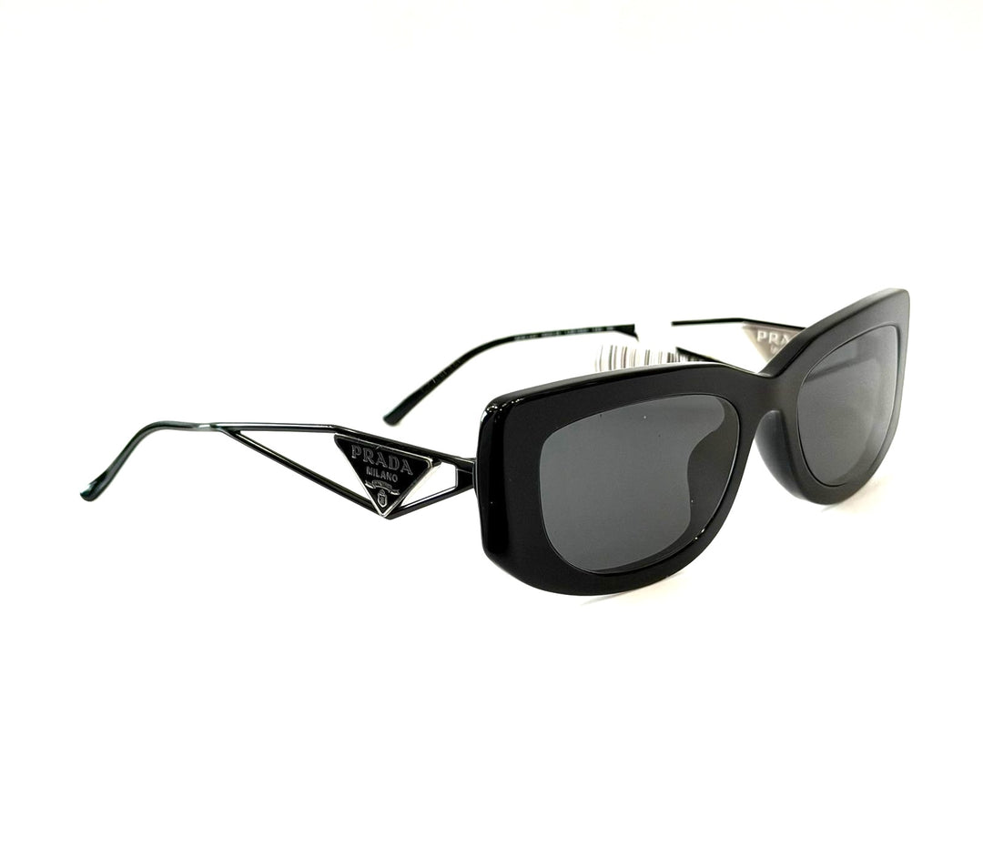 PRADA PR14YS RECTANGLE TRIANGLE LOGO SUNGLASSES