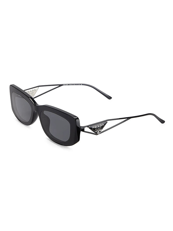 PRADA PR14YS RECTANGLE TRIANGLE LOGO SUNGLASSES