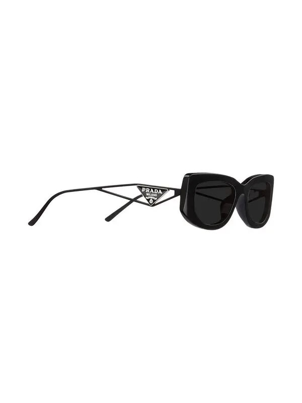 PRADA PR14YS RECTANGLE TRIANGLE LOGO SUNGLASSES