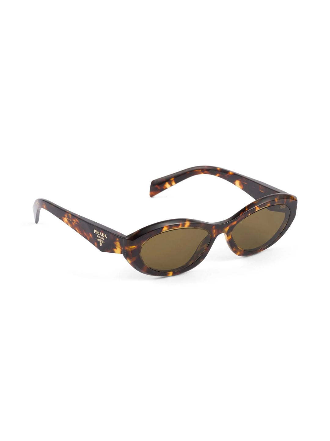 PRADA SYMBOLE OVAL FRAME SUNGLASSES