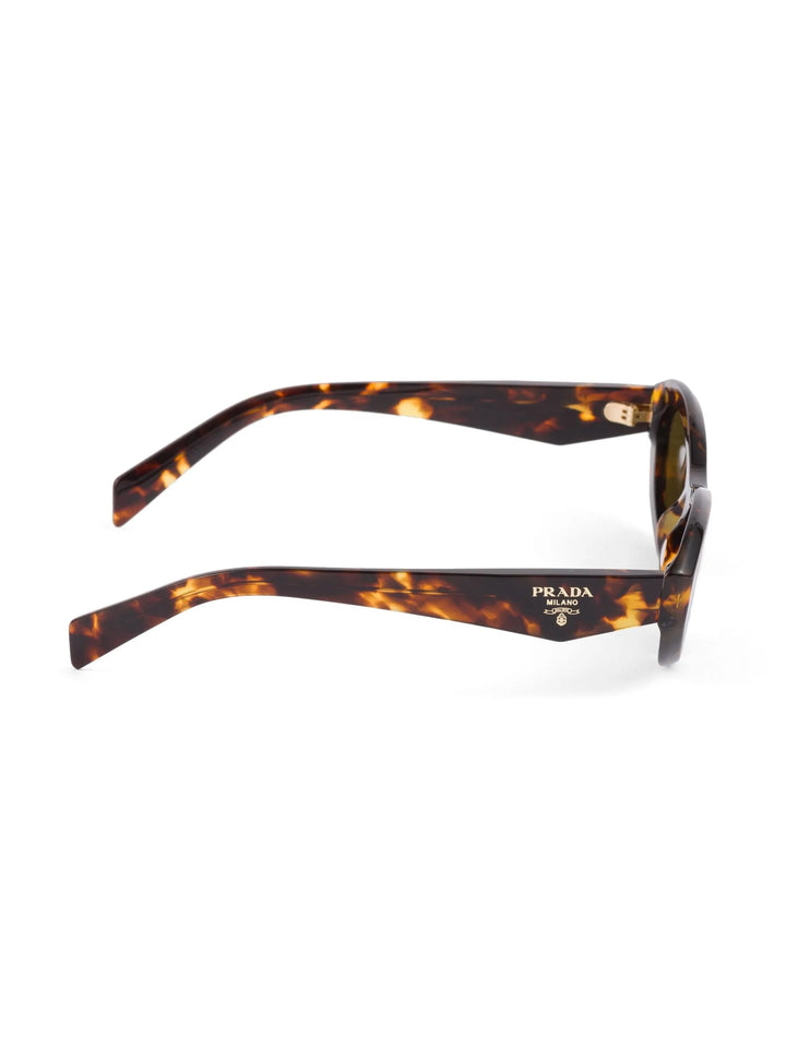 PRADA SYMBOLE OVAL FRAME SUNGLASSES