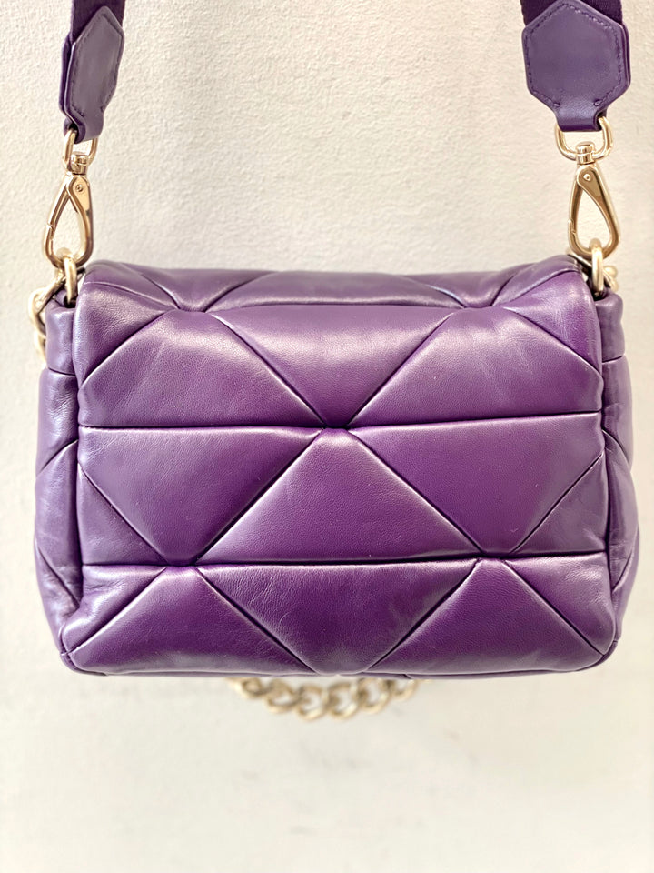 PRADA SYSTEM NAPPA LEATHER PATCHWORK BAG – Caroline's Fashion Luxuries