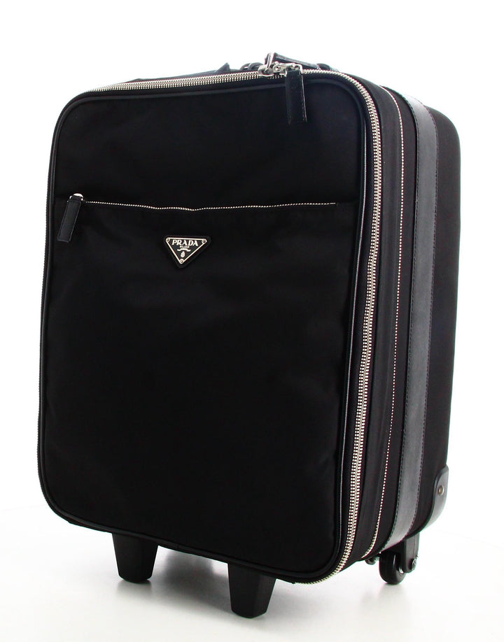 PRADA TESSUTO SAFFIANO TIMMED LUGGAGE