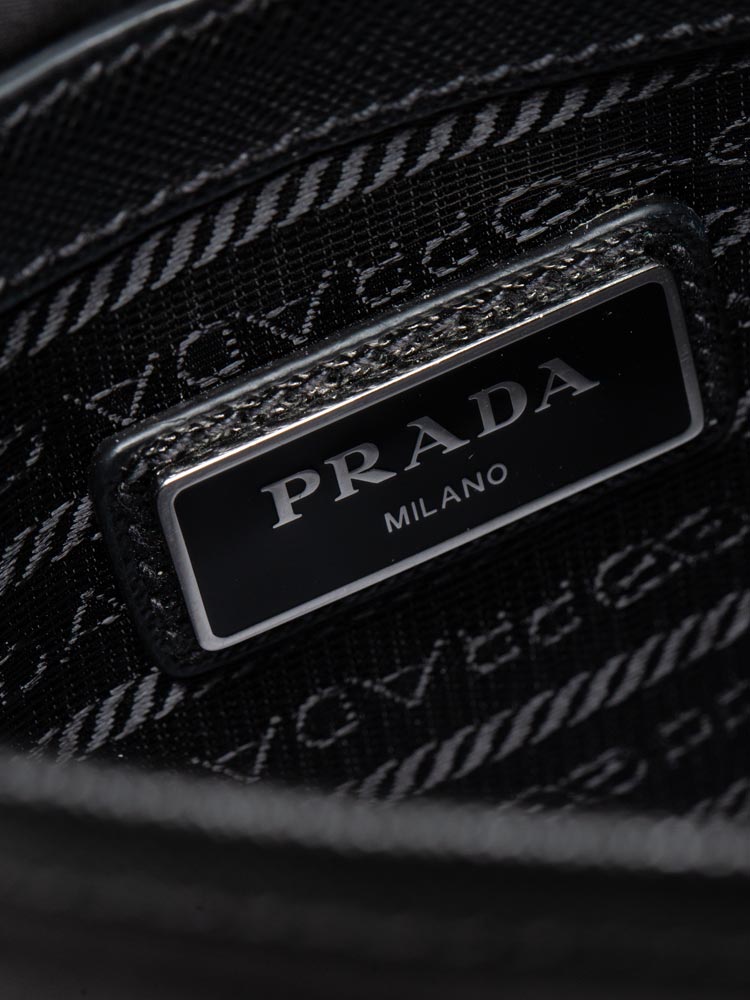 PRADA TESSUTO RE-NYLON BUCKLE MESSENGER BAG