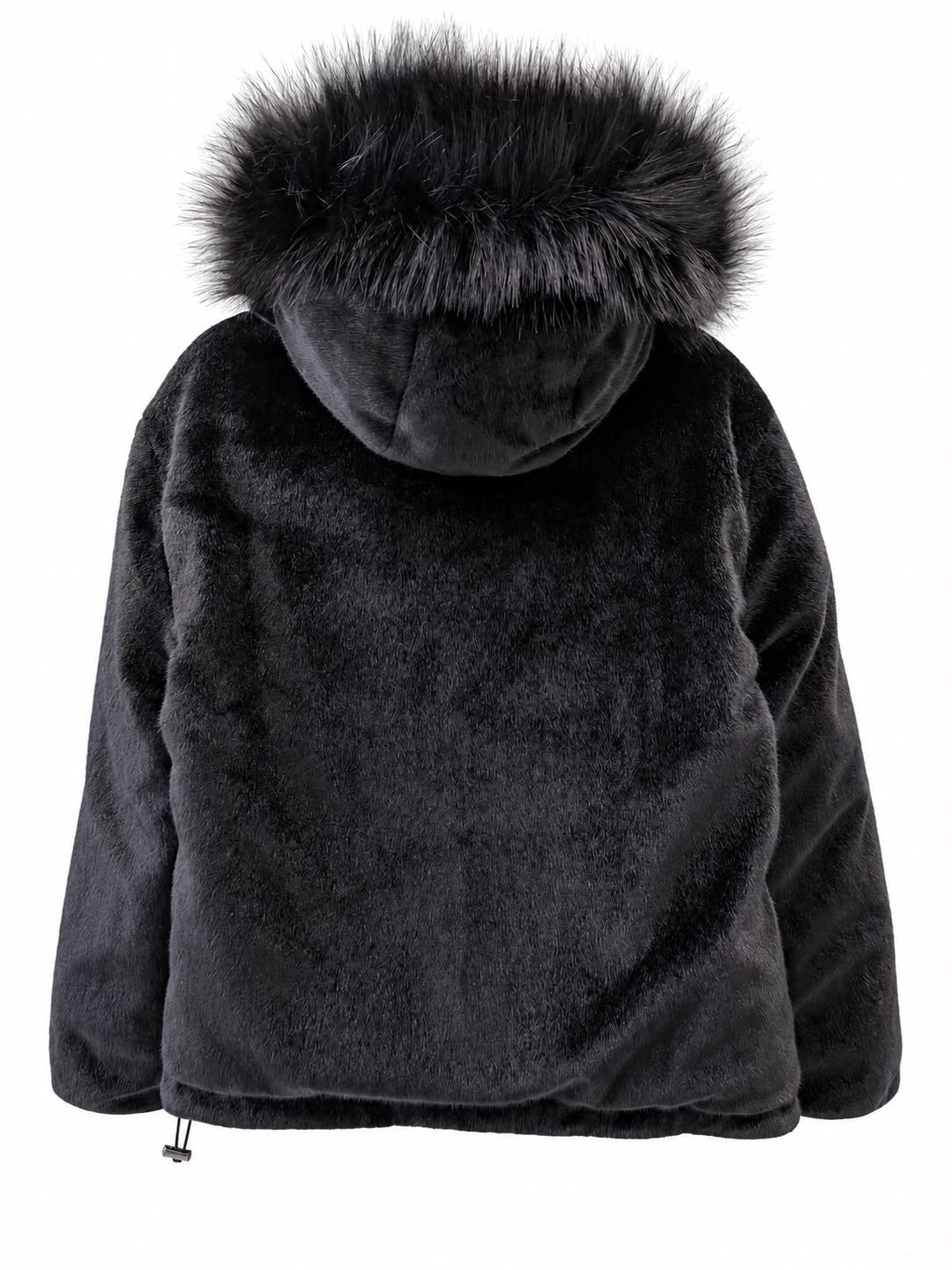 RAMY BROOK BLACK REVERSIBLE HOODED JACKET