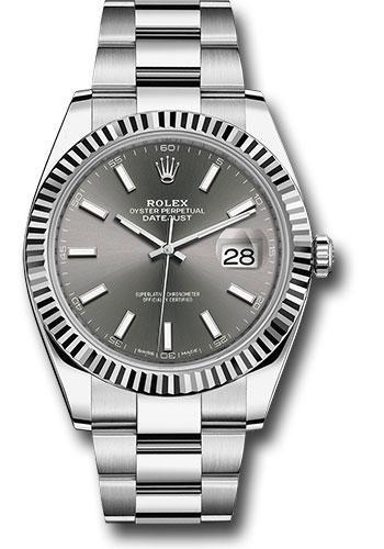 ROLEX DATEJUST 41MM STAINLESS STEEL WATCH