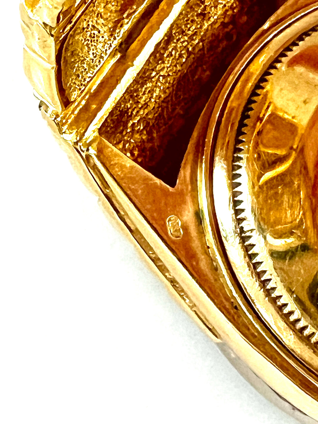 ROLEX DAY DATE PRESIDENTIAL NUGGET 18K GOLD DIAMOND BEZEL WATCH