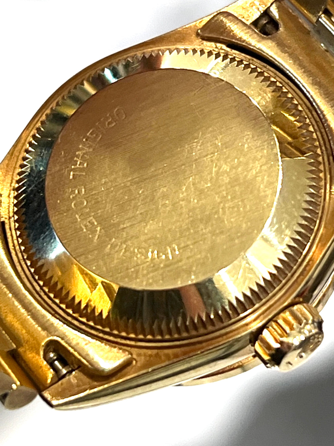 ROLEX 18K GOLD PRESIDENTIAL DATEJUST 26MM DIAMONDS WATCH