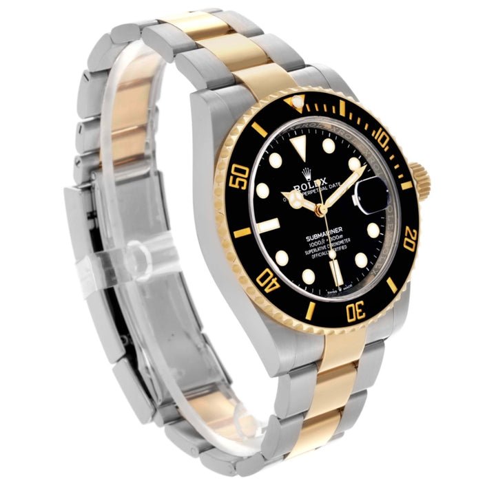 ROLEX SUBMARINER DATE STAINLESS STEEL &amp; 18K GOLD 41MM WATCH