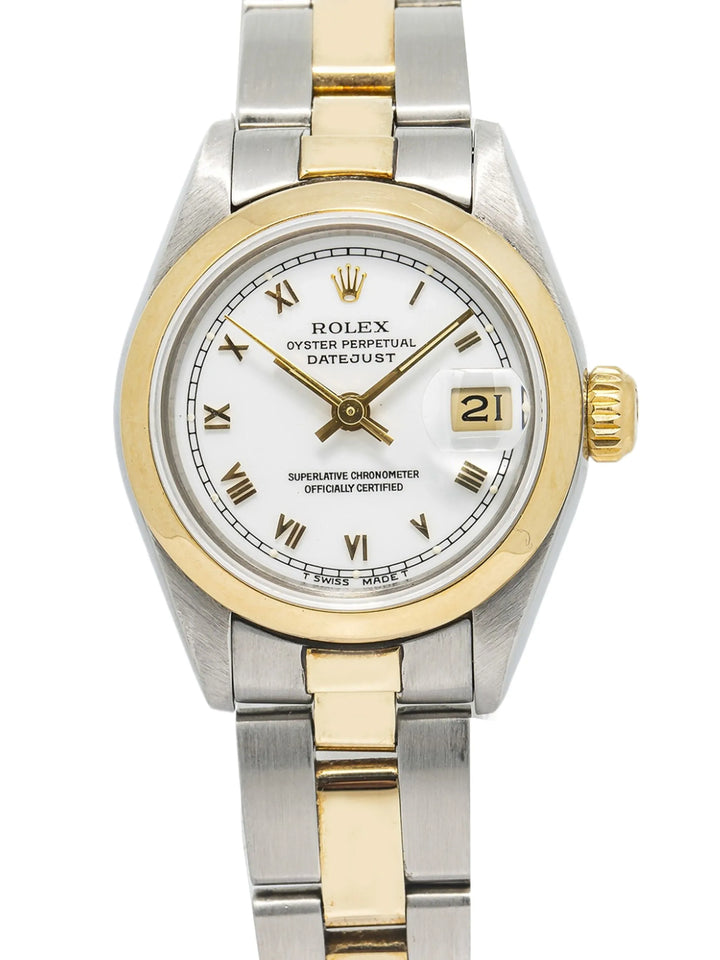 ROLEX 2001 DATEJUST 26MM TWO-TONE OYSTER BAND WATCH