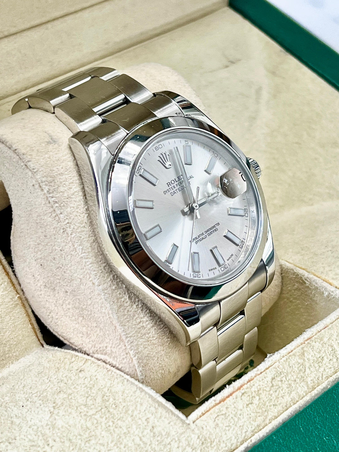 ROLEX DATEJUST 41MM STAINLESS STEEL 126300 WATCH