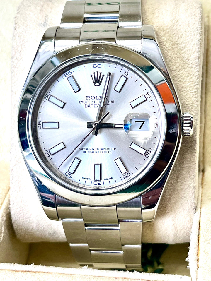 ROLEX DATEJUST 41MM STAINLESS STEEL 126300 WATCH