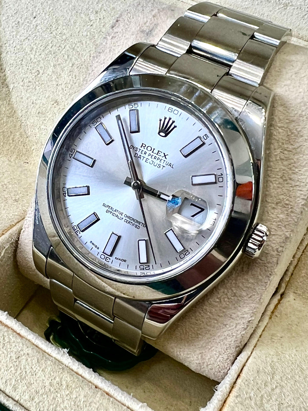 ROLEX DATEJUST 41MM STAINLESS STEEL 126300 WATCH