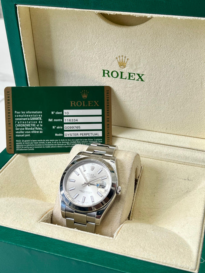 ROLEX DATEJUST 41MM STAINLESS STEEL 126300 WATCH