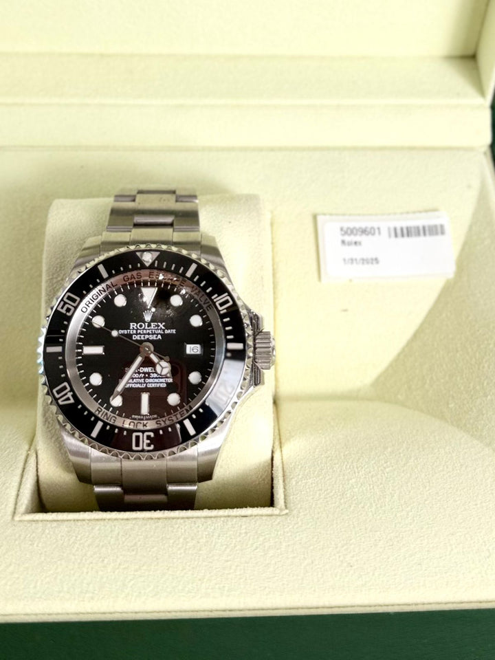 ROLEX DEEPSEA SEA- DWELLER 44MM STAINLESS STEEL WATCH