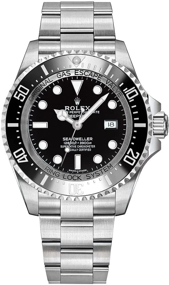 ROLEX DEEPSEA SEA- DWELLER 44MM STAINLESS STEEL WATCH