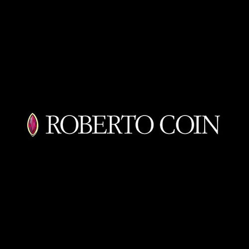 ROBERTO COIN 18K WHITE GOLD DIAMOND STUD EARRINGS