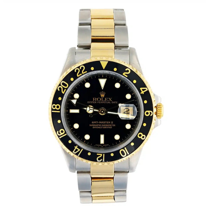 ROLEX OYSTER PERPETUAL GMT MASTER II 40MM TWO-TONE WATCH