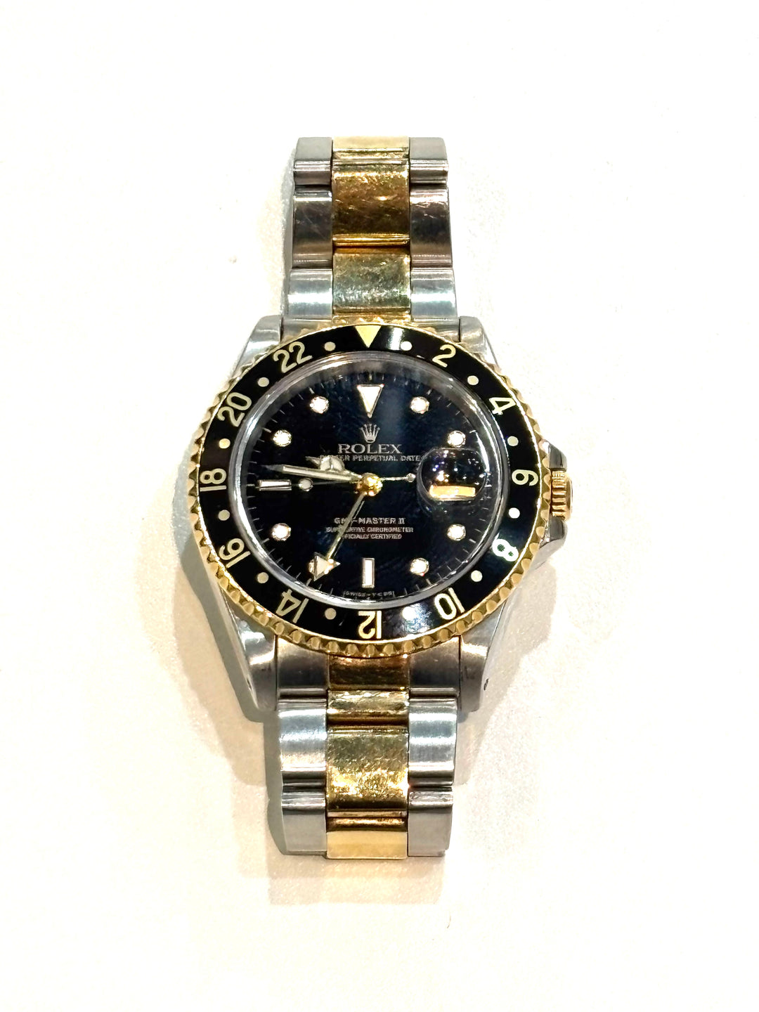 ROLEX OYSTER PERPETUAL GMT MASTER II 40MM TWO-TONE WATCH