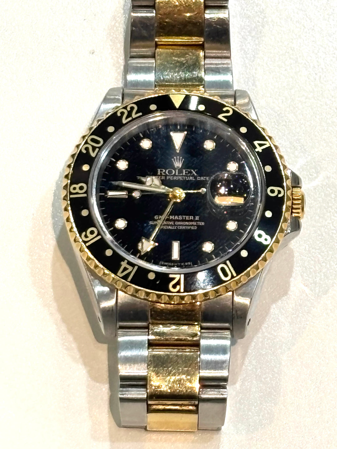 ROLEX OYSTER PERPETUAL GMT MASTER II 40MM TWO-TONE WATCH