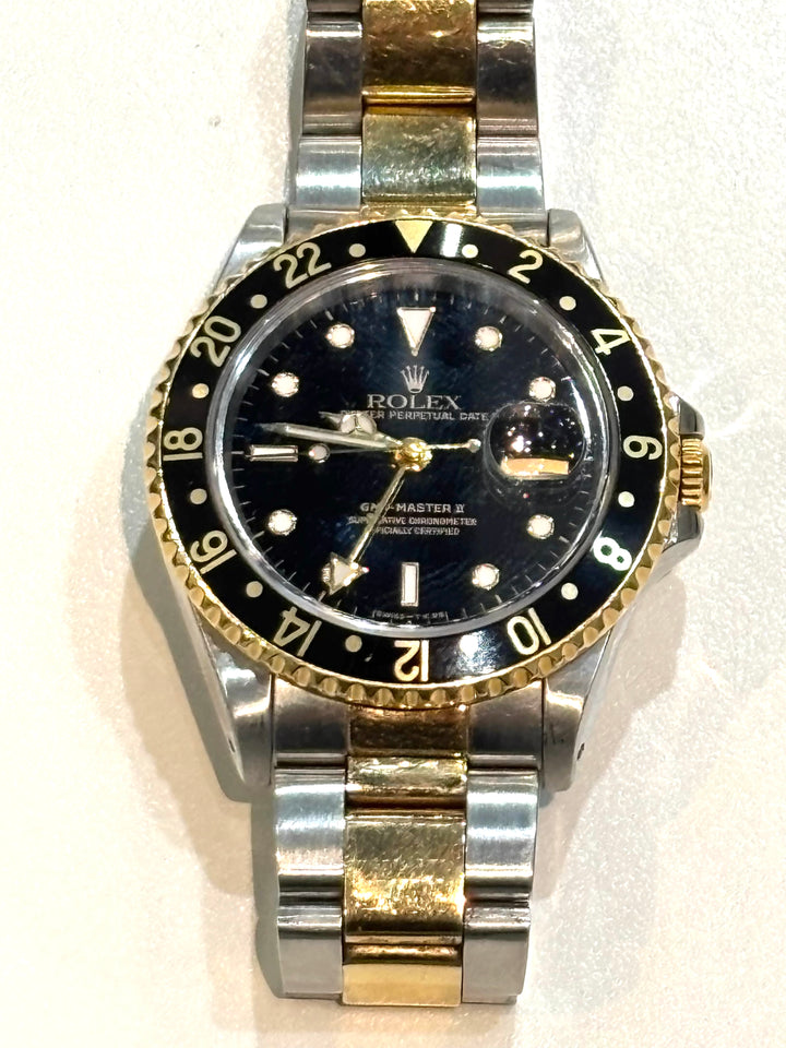 ROLEX OYSTER PERPETUAL GMT MASTER II 40MM TWO-TONE WATCH