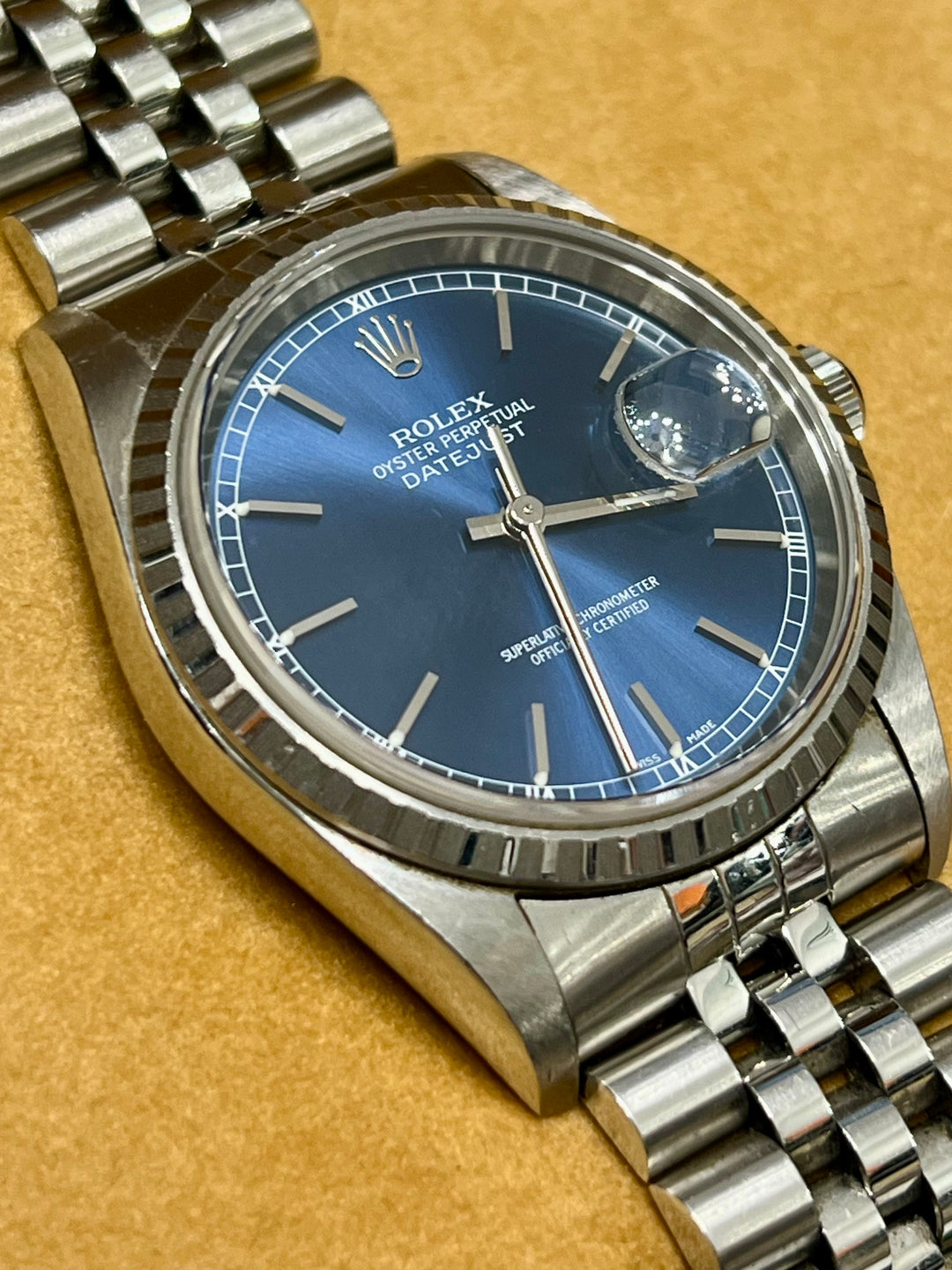 ROLEX OYSTER PERPETUAL DATEJUST 36MM WATCH