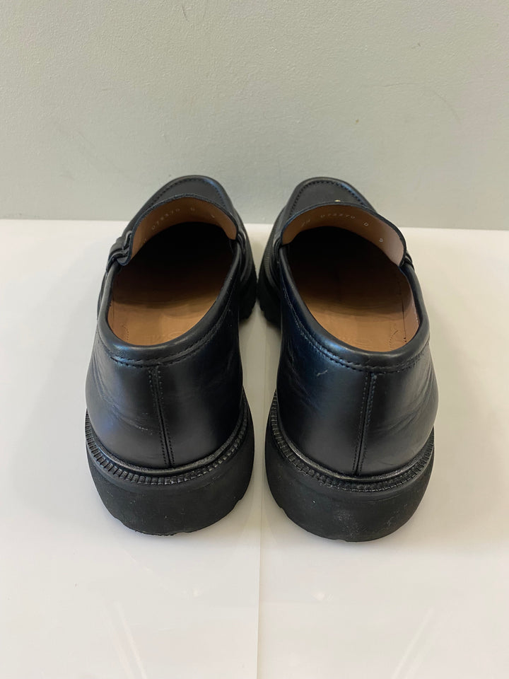 SALVATORE FERRAGAMO BLEECKER 4 GANCINI LEATHER LOAFERS SALVATORE FERRAGAMO BLEECKER 4 GANCINI LEATHER LOAFERS