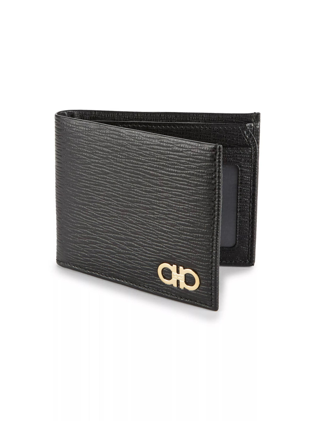 SALVATORE FERRAGAMO REVIVAL BI-FOLD LEATHER WALLET