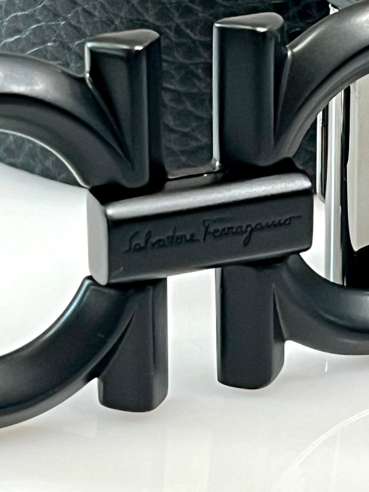 SALVATORE FERRAGAMO REVERSIBLE GANCINI BELT