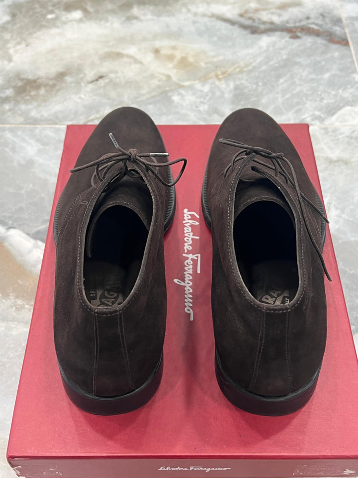 SALVATORE FERRAGAMO SUEDE CHUKKA BOOTS