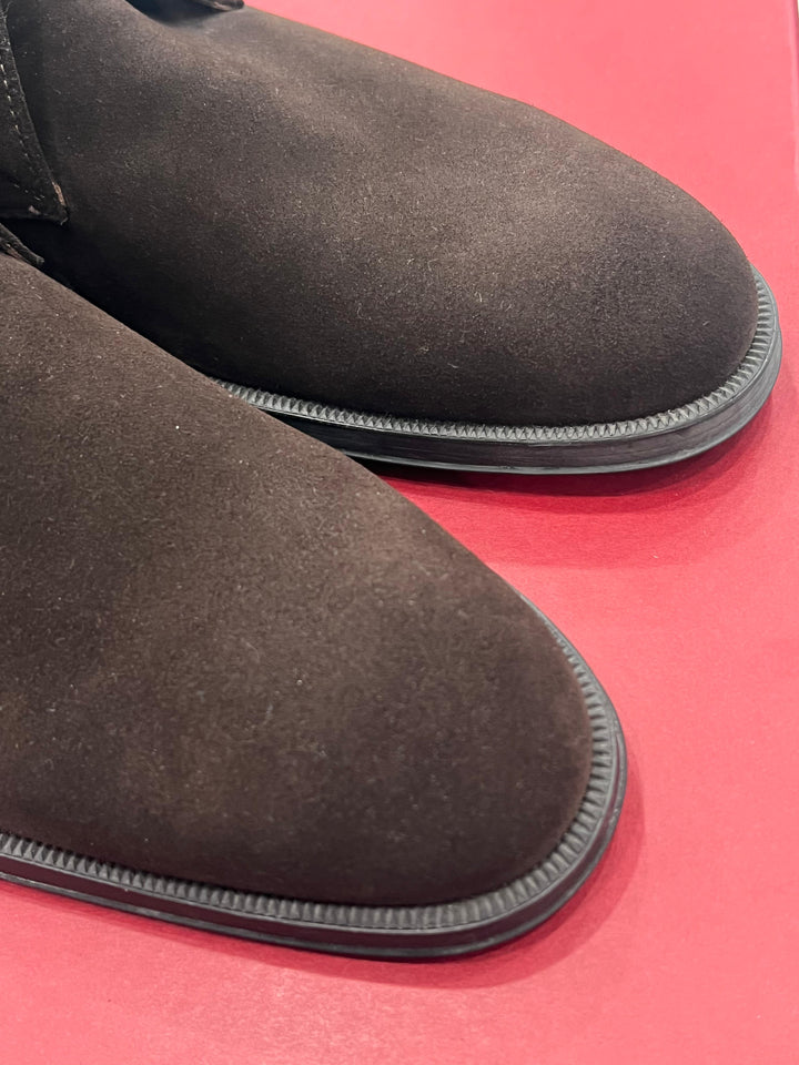 SALVATORE FERRAGAMO SUEDE CHUKKA BOOTS