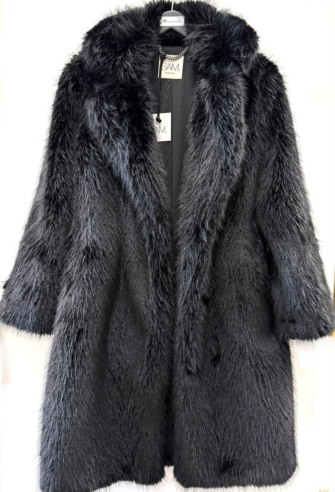 SAM. NEW YORK GOLDIE SHORT FAUX FUR COAT