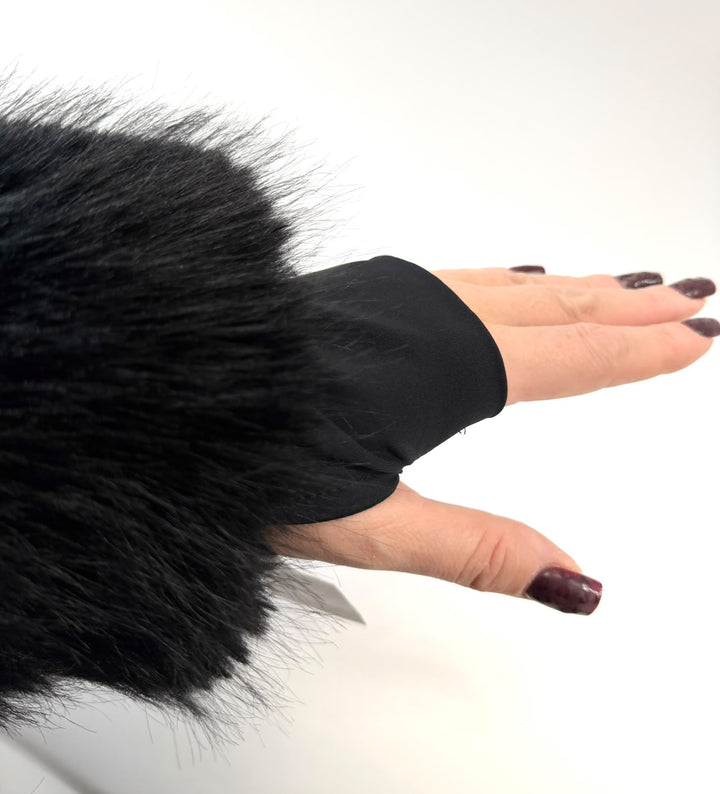 SAM. NEW YORK GOLDIE SHORT FAUX FUR COAT
