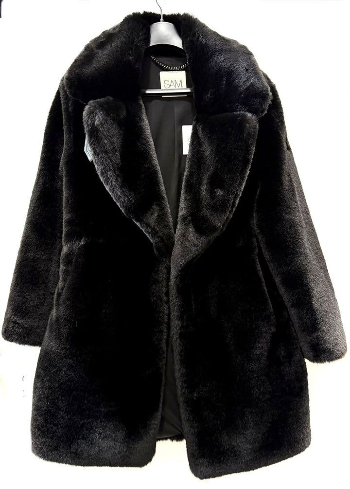SAM. NEW YORK SHORT FAUX FUR COAT