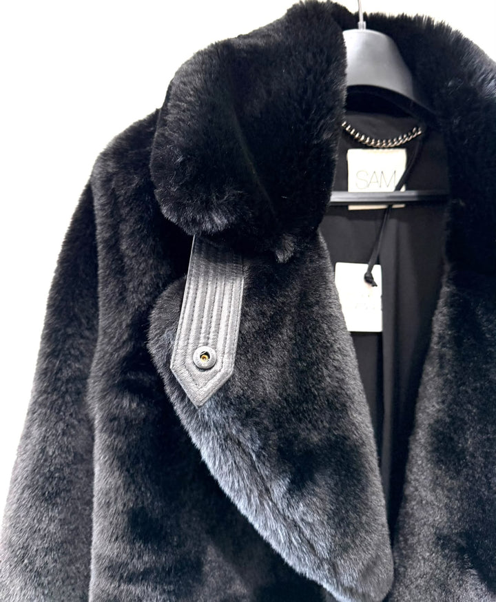SAM. NEW YORK SHORT FAUX FUR COAT