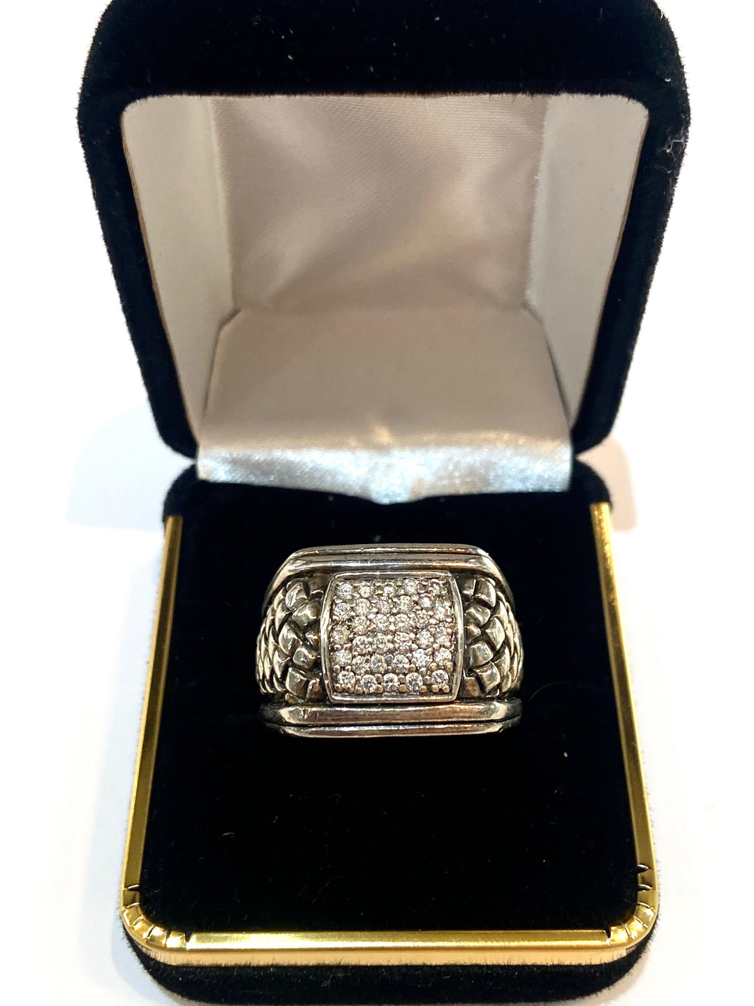 SCOTT KAY DIAMOND SIGNET RING