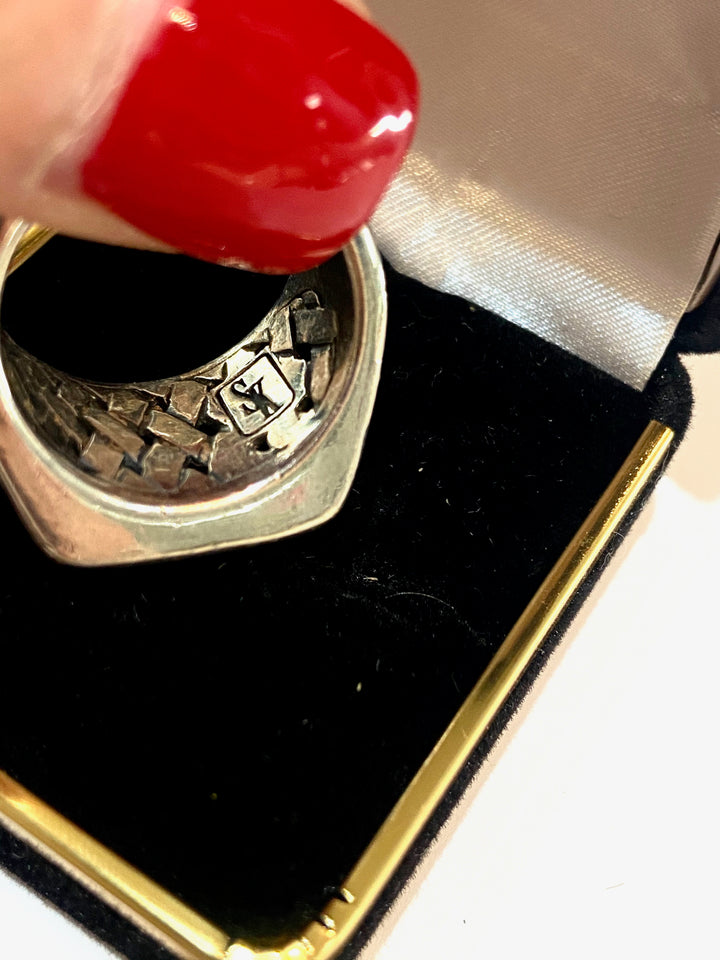 SCOTT KAY DIAMOND SIGNET RING