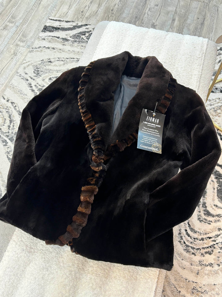 SHEARED MINK BLAZER STYLE JACKET