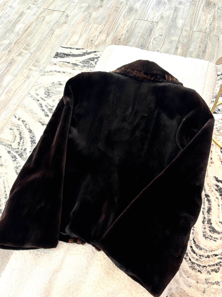 SHEARED MINK BLAZER STYLE JACKET