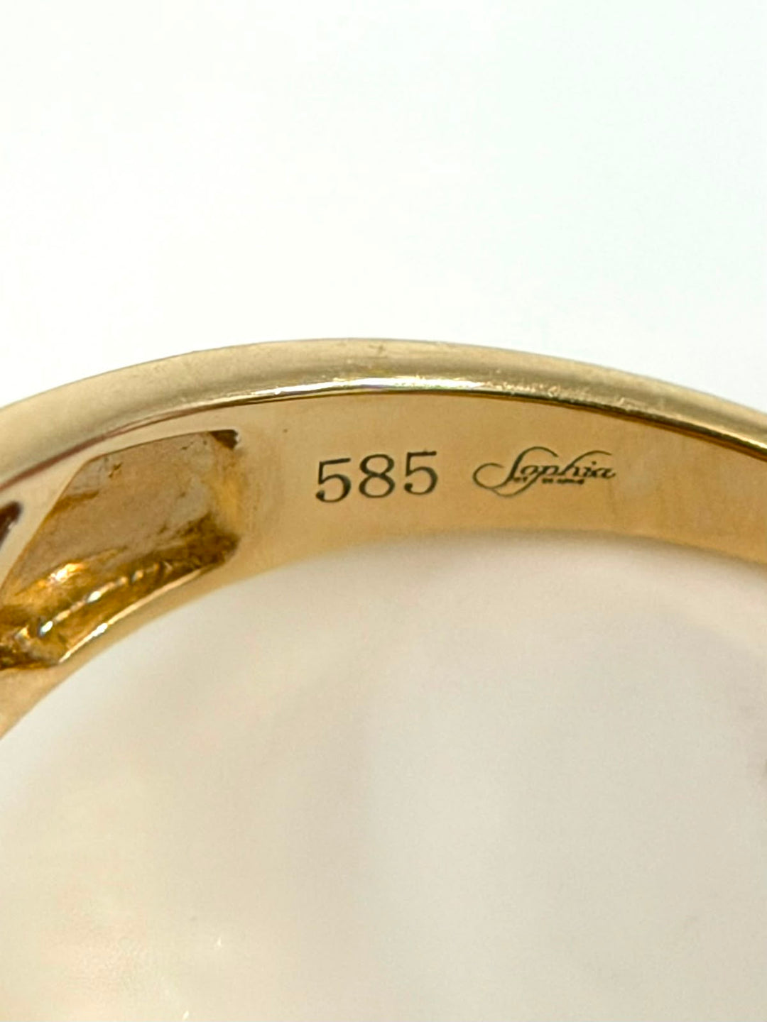SOPHIA 14K YELLOW GOLD DIAMOND STATEMENT RING