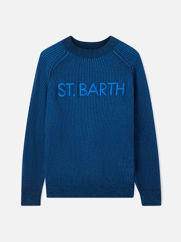ST. BARTH RIBBED HALF TURTLENECK SWEATSHIRT