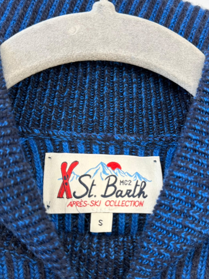 ST. BARTH RIBBED HALF TURTLENECK SWEATSHIRT