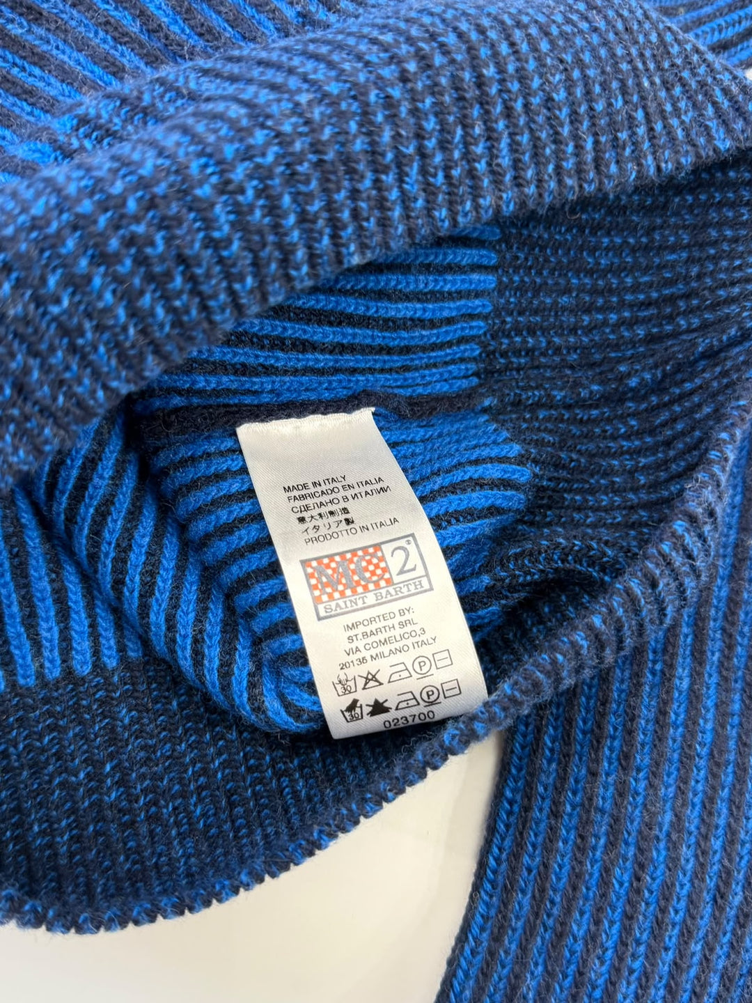 ST. BARTH RIBBED HALF TURTLENECK SWEATSHIRT