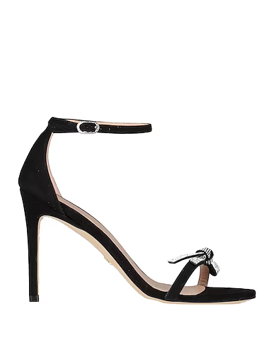 STUART WEITZMAN NUDIST BOW 100 LEATHER SANDALS