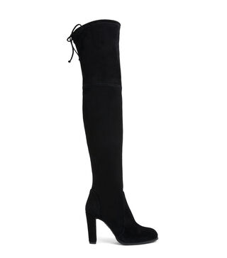 STUART WEITZMAN HIGHLAND OVER-THE-KNEE SUEDE BOOTS