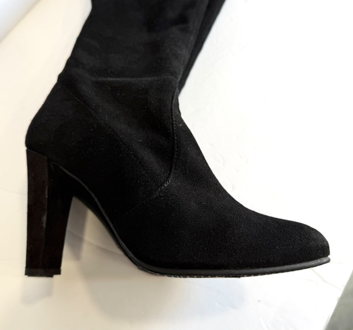 STUART WEITZMAN HIGHLAND OVER-THE-KNEE SUEDE BOOTS