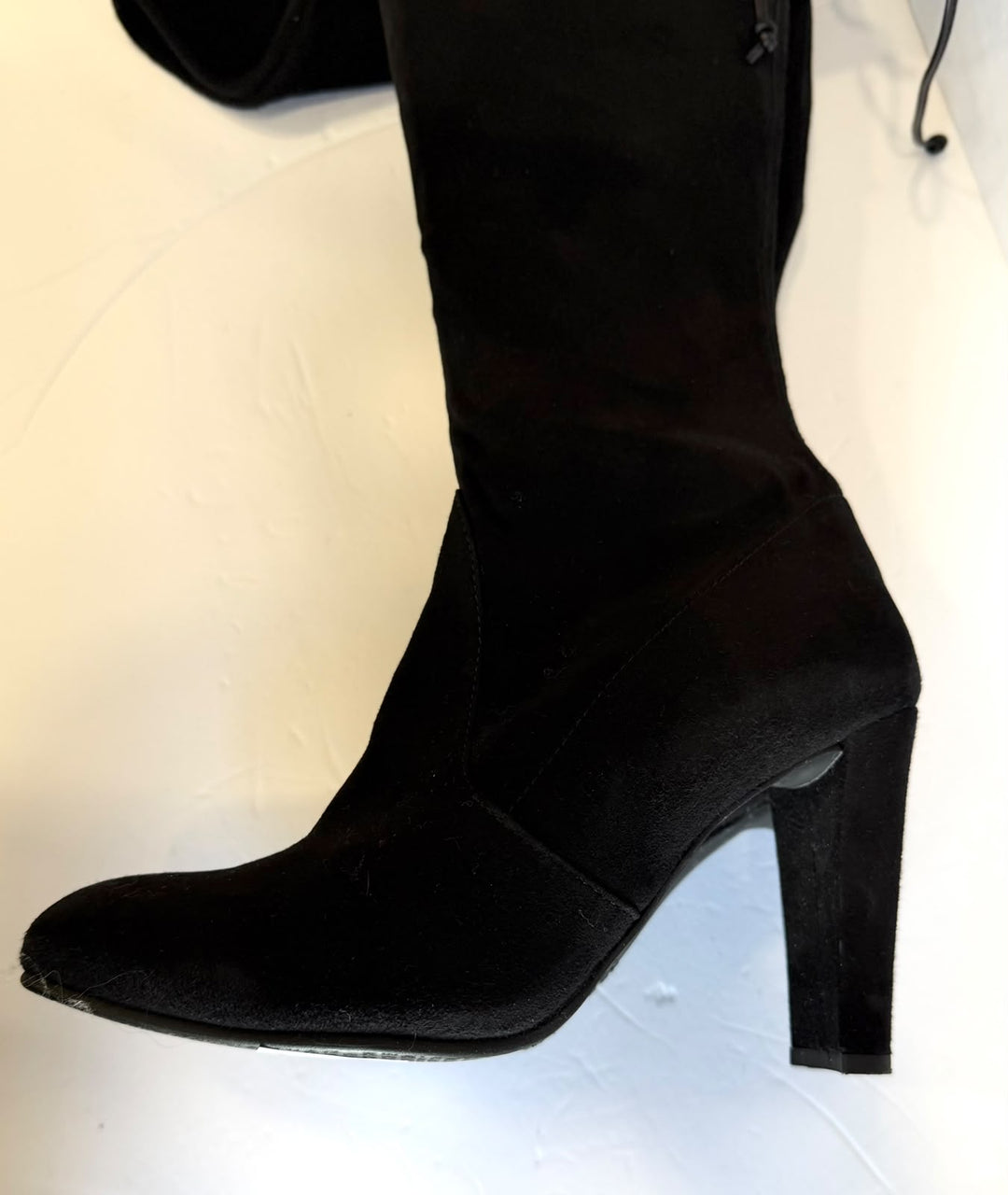 STUART WEITZMAN HIGHLAND OVER-THE-KNEE SUEDE BOOTS